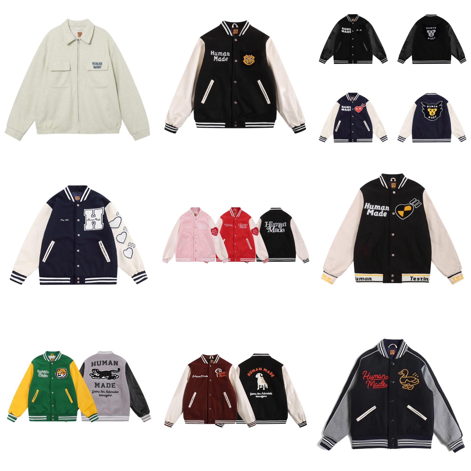 复古日系秋冬保暖棒球棉服情侣款