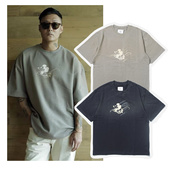 现货MADENSS 余文乐同款 夏季 复古效果拉满 重磅短袖 T恤毛圈短tee