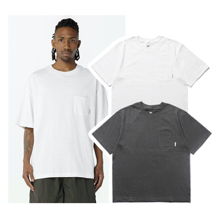 290G纯棉 余文乐同款 圆领短袖 T恤男宽松百搭口袋短TEE MADNESS