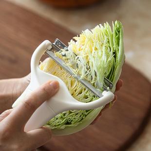 霜山包菜刨丝器双刃不锈钢蔬菜沙拉刨丝刀卷心菜紫甘蓝擦丝切片器