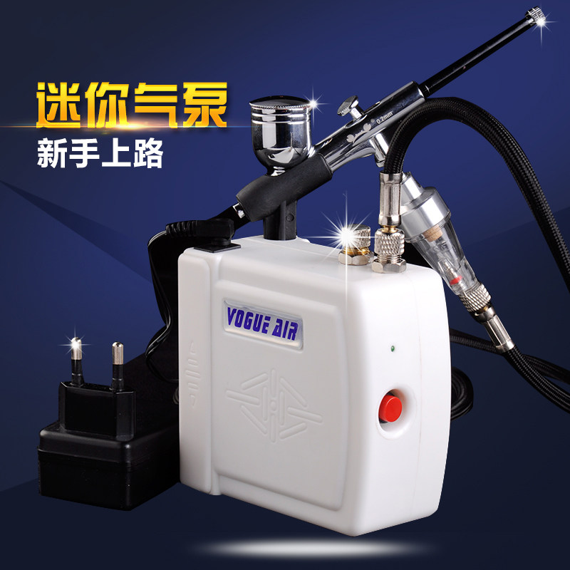 高达喷漆上色喷笔气泵套装便携鬼泵模型工具马赛克迷你手办材料