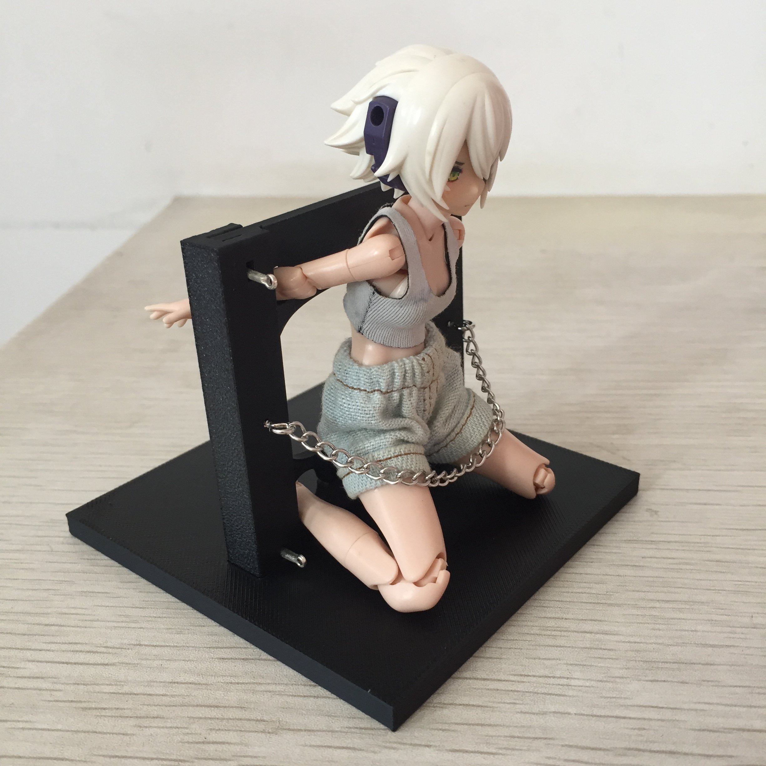 1/12拘束模型 适配figma女神装置30ms机娘改件女兵人场景散货配件图片