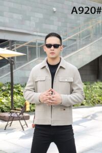 工装潮牌高级感休闲夹克时尚加绒翻领修身加厚保暖男装欧棉尼外套