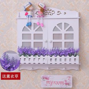 电表箱装饰画免打孔配电箱可推拉客厅总开关弱电源箱电闸盒遮挡箱