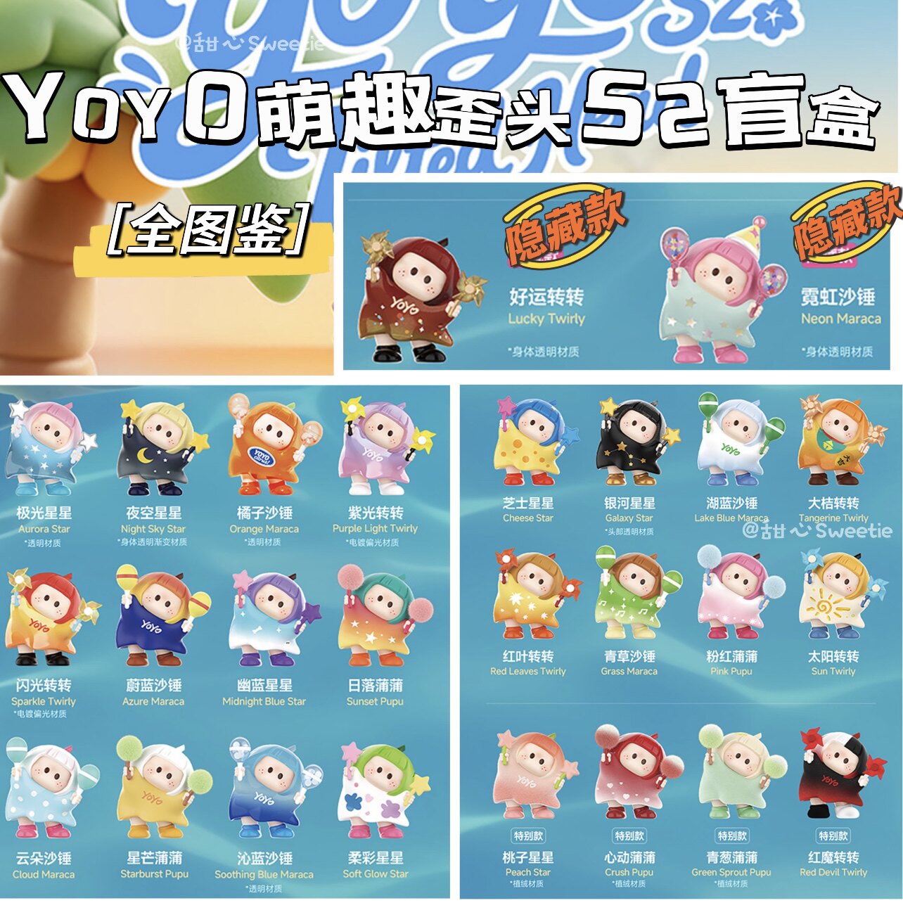 【现货】MINISO名创优品YOYO萌趣歪头系列iconbox手办盲盒右右酱图片
