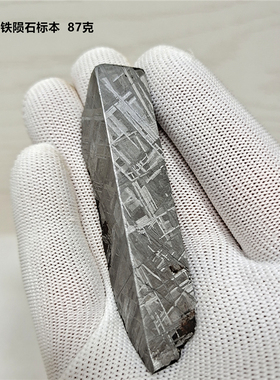 TpJ瑞典M铁陨石原石标本87克陨星火流星矿物观赏收藏礼品手把件