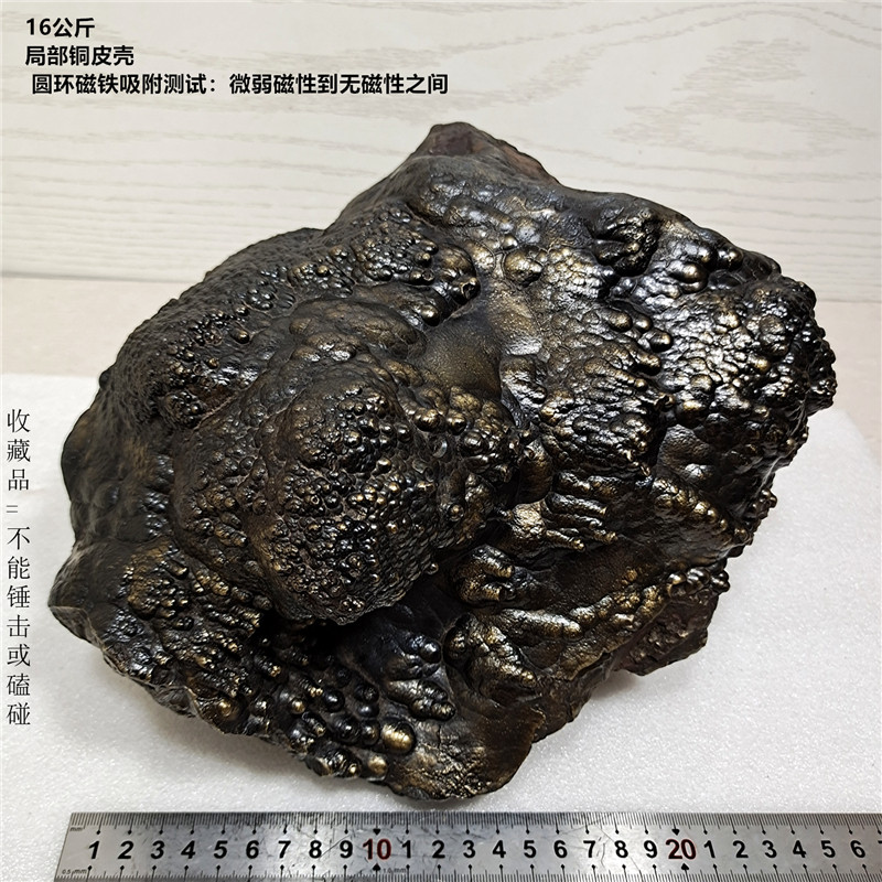 tpJx定向陨石原石16公斤火流星标本奇石纪念品观赏石收藏礼品摆件