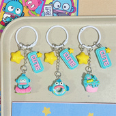 Cherry食玩丑鱼挂饰卡通汉顿钥匙扣小红书同款 挂件书包情侣配饰品