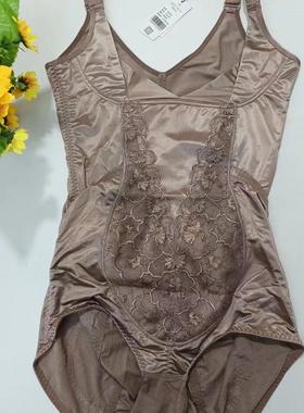 露蒂诗正品 三角连体美体衣收腹提臀塑身衣束身衣后脱式28856