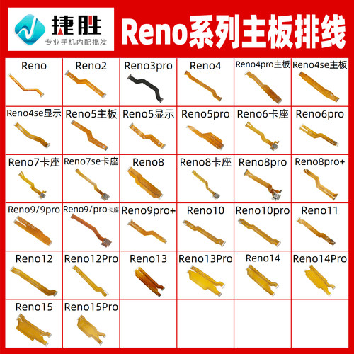适用Reno系列主板排线