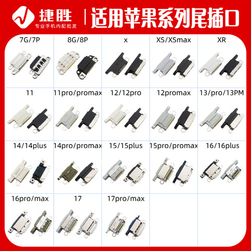 适用苹果系列单尾插口