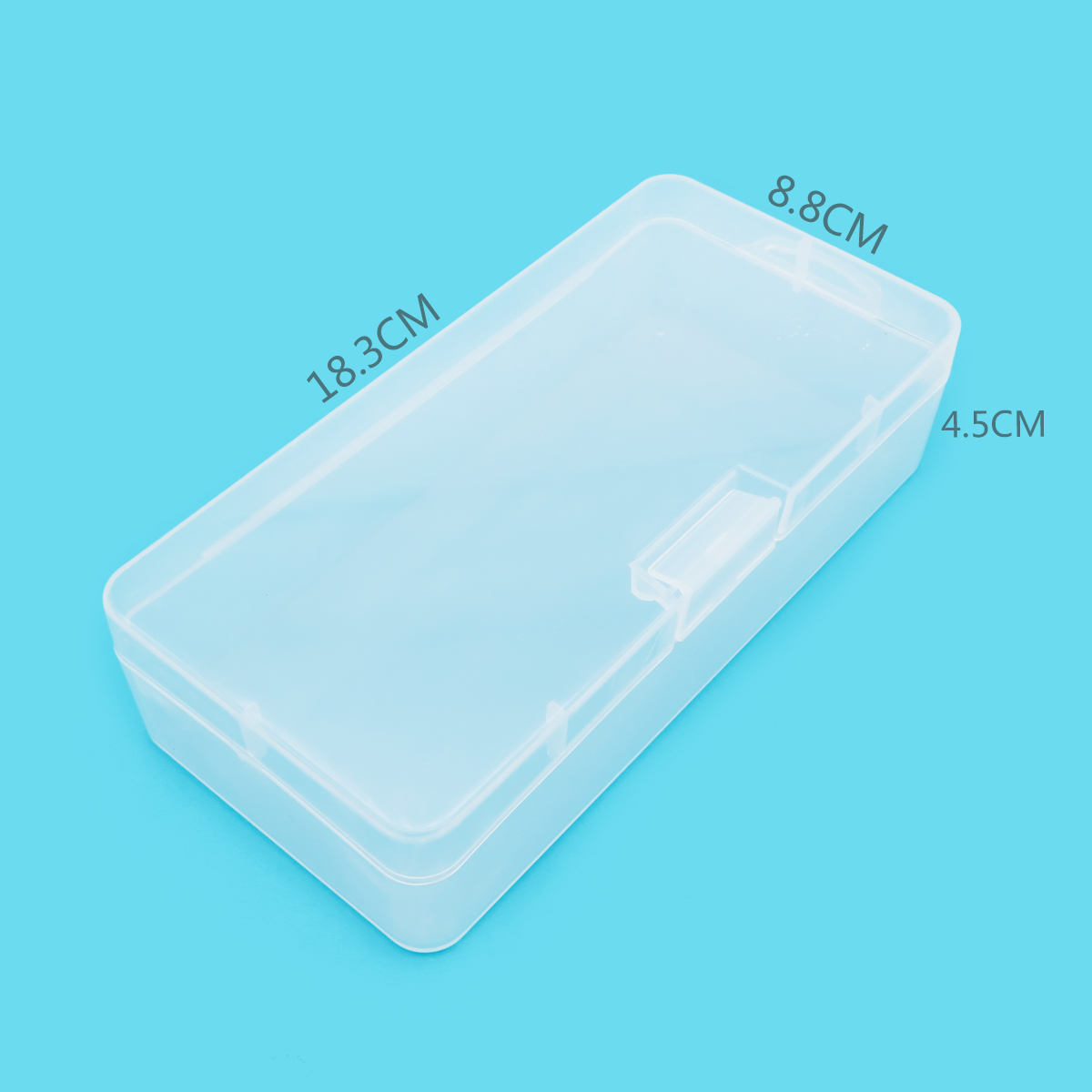 卡扣PP空盒透明塑料盒可放手机长方形有盖包装收纳盒电子零件盒