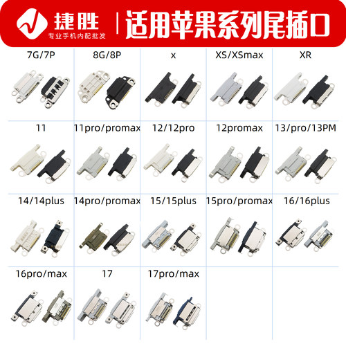 适用苹果系列单尾插口