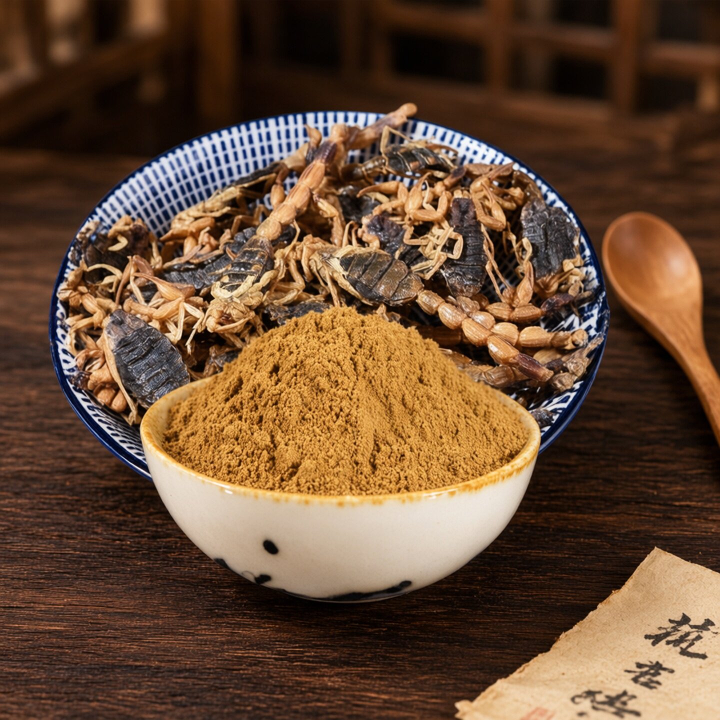 蝎子粉全蝎全虫粉中药材清水无盐