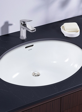 TOTO台下盆LW546B/LW548B 椭圆形陶瓷智洁抗污釉面洗脸盆面盆台盆