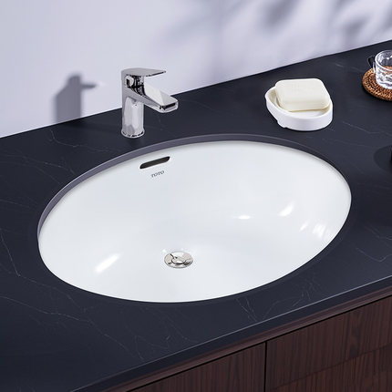 TOTO台下盆LW546B/LW548B 椭圆形陶瓷智洁抗污釉面洗脸盆面盆台盆