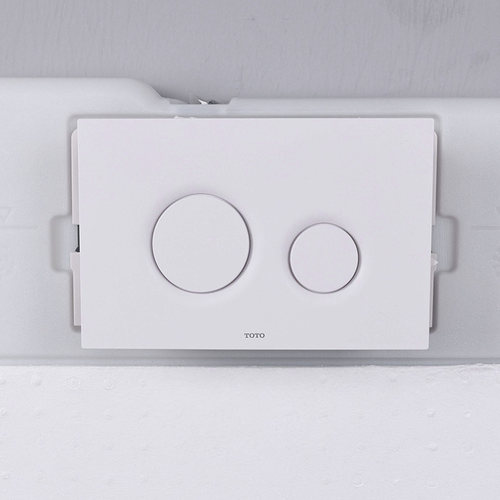TOTO拉丝镀铬水箱配件按钮
