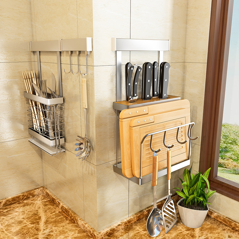 304 Stainless steel Tool carrier Cutterbed Kitchen Shelf Wall mounted Vegetable board chopping block tool household Storage rackin the Kitchen/Cooking utensils , Kitchen Gadgets/Kitchen storage , Kitchen storage rack/Kitchen Shelf , Turret  category - from Buy2taobao.com to provide professional Taobao agent buy service