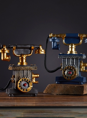 复古怀旧老式咖啡厅卧室电话机
