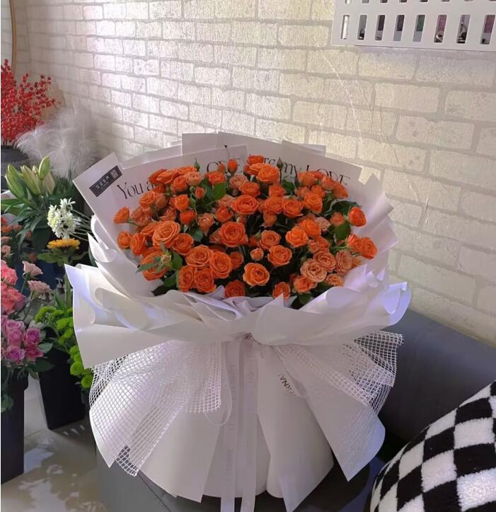 多头玫瑰花束闺蜜老婆探望生日礼物鲜花速递同城重庆实体店配送