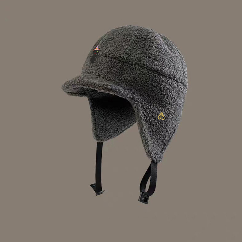 剪刀四季MOOSE韩版时尚护耳帽百搭防寒男女同款防风保暖骑车简约