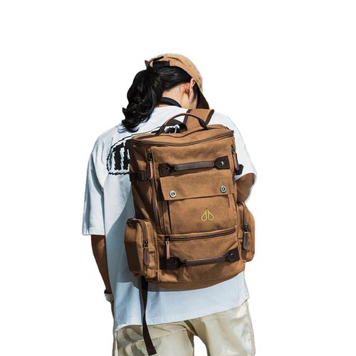 剪刀四季2026剪刀四季韩版时尚百搭旅行双肩背包电脑包旅行包男女