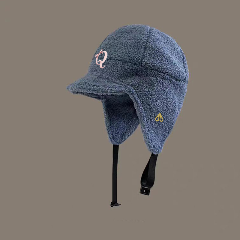 剪刀四季MOOSE保暖飞行帽男女同款百搭简约时尚护耳防寒韩版潮流