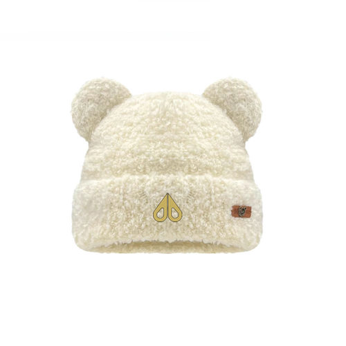 剪刀四季2026韩版休闲时尚可爱小熊男女款百搭简约毛线帽针织帽
