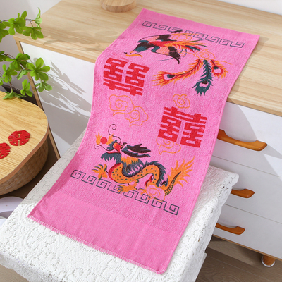 毛巾结婚回礼纯棉喜字喜帕伴手礼