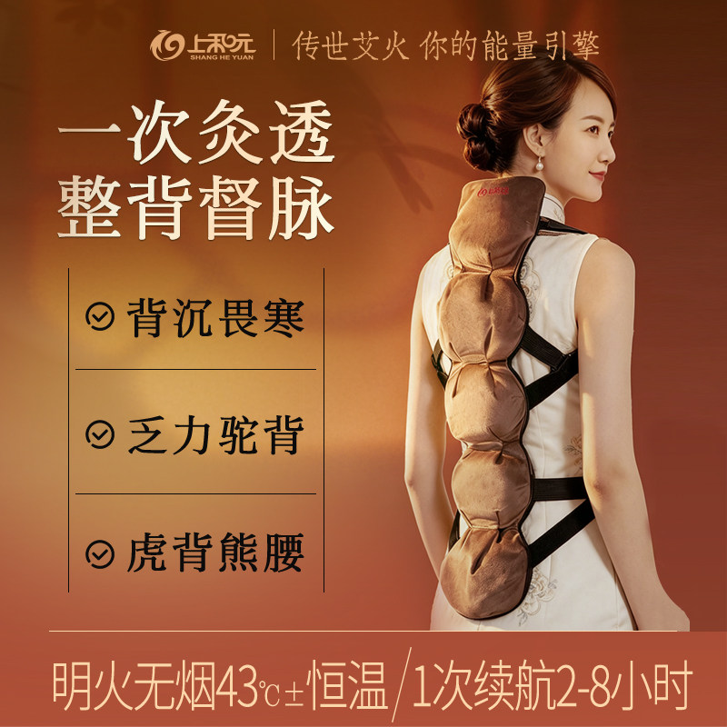 上和元旗舰店长龙灸龙骨灸艾灸盒随身灸无烟居家肩颈后背温灸督脉
