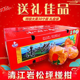 湖北宜昌长阳清江椪柑正宗岩松坪椪柑特级装新鲜孕妇水果11斤超特