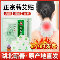 李时珍蕲艾灸贴暖宫贴自发热艾草精油贴热敷颈肩腰除腹膝湿驱寒