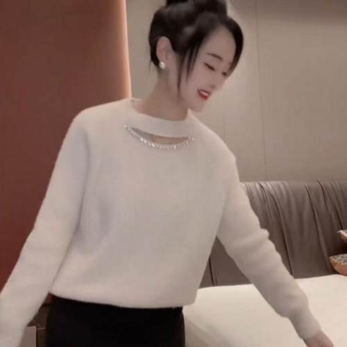 气质时尚长袖内搭针织衫