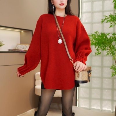 不规则针织毛衣女冬2025新款