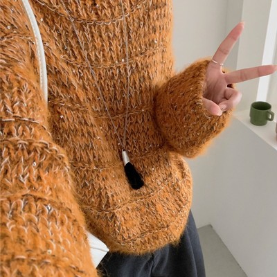 高级感套头毛衣女秋冬2025新款