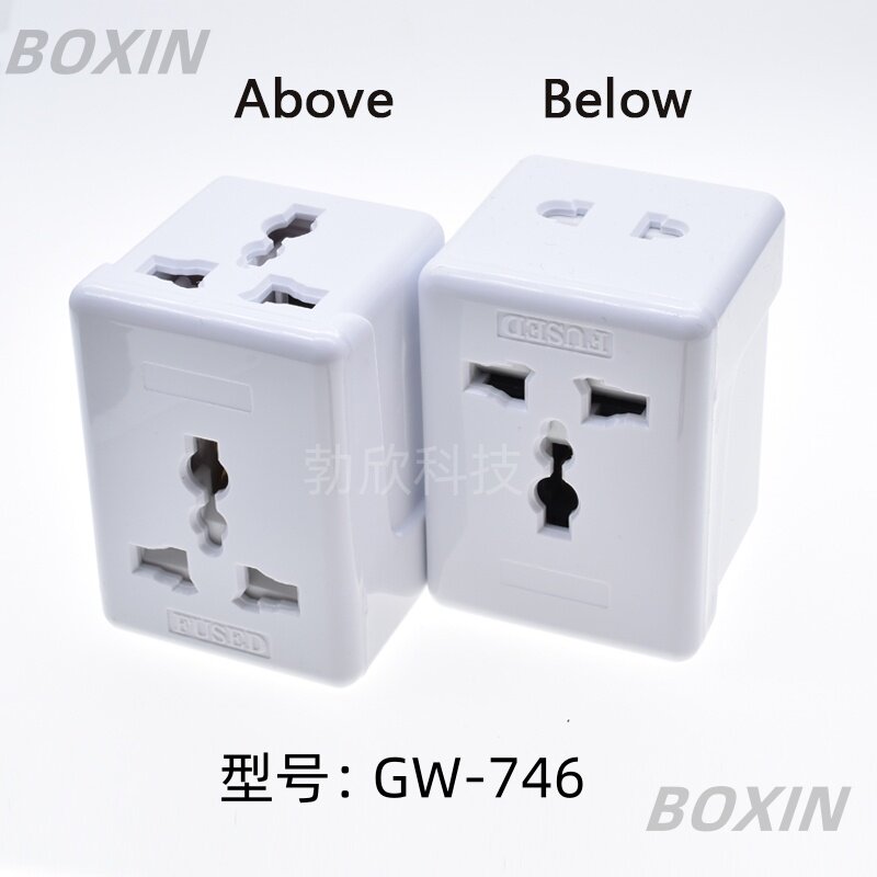 GW-746一转三插头带保护门
