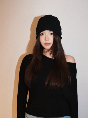 韩系褶皱包头帽薄款春夏季显脸小卷边针织帽冷帽显脸小透气款