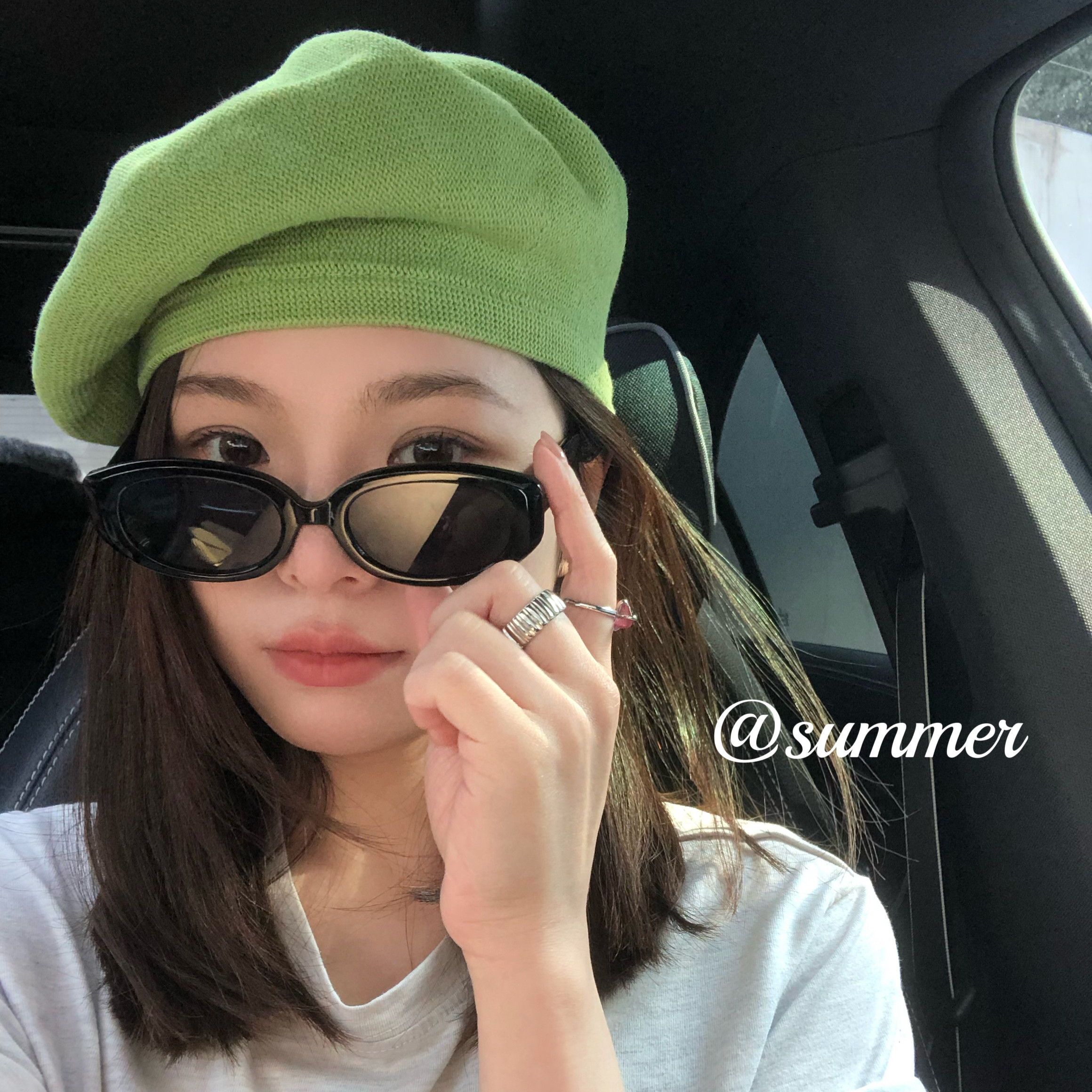 贝雷帽日常休闲女春夏彩色