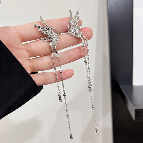 超仙精灵蝴蝶流苏耳骨夹