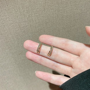 气质耳环耳饰冷淡风 s925精致迷你耳钉女小巧简约高级感网红同款