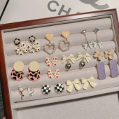 1元 耳饰捡漏清仓 耳钉耳环女轻奢高级感气质耳饰小众独特耳夹项链