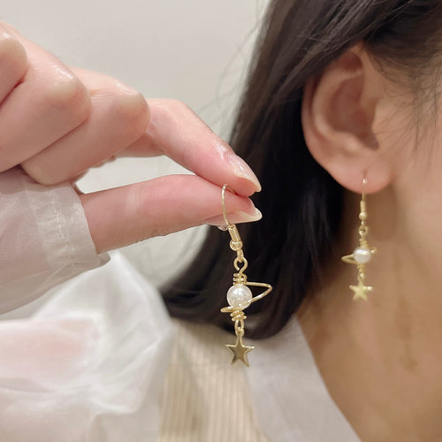日系甜美可爱星星耳环