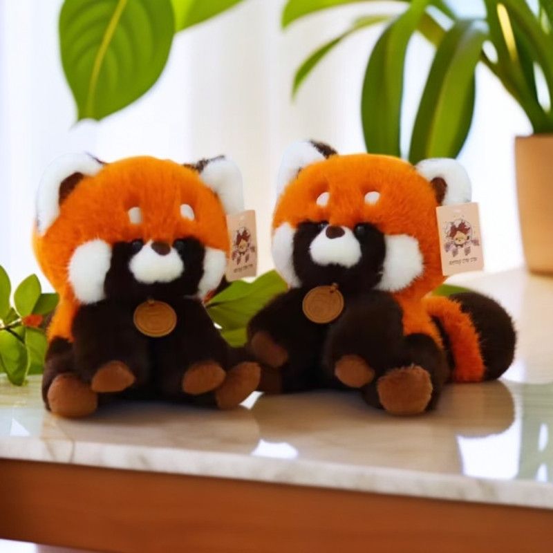 小浣熊玩偶猫儿童毛绒玩