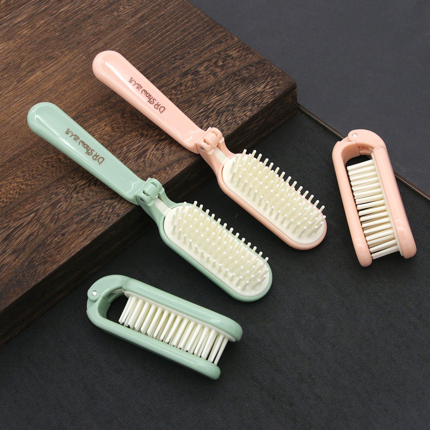 小梳子随身便携折叠梳小号出差学生家用直发按摩梳新款个性时尚梳