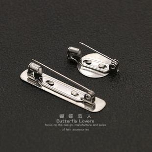 304不锈钢别针DIY胸针不易生锈带托盘胸花胸针配件高级感配饰专用