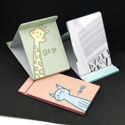 小号纸镜子卡通插画日式