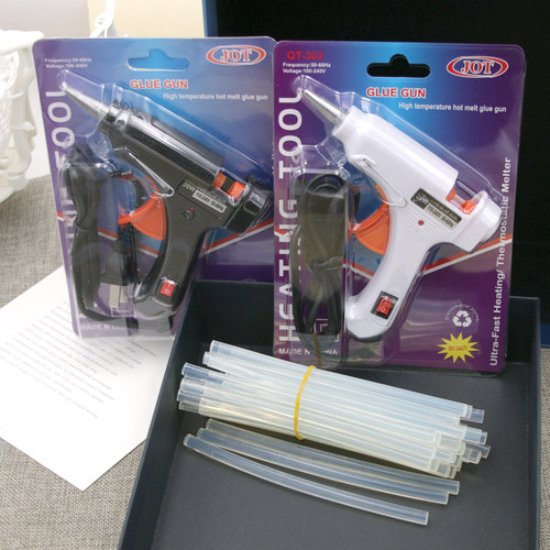 热熔胶枪20W小号热熔胶棒套装家用手工制作头饰儿童DI Y打胶枪7mm