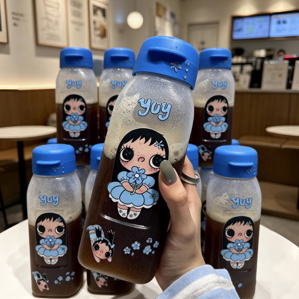冷水壶果汁牛奶咖啡冷萃杯冰箱冷藏专用凉杯食品级大容量家用夏天