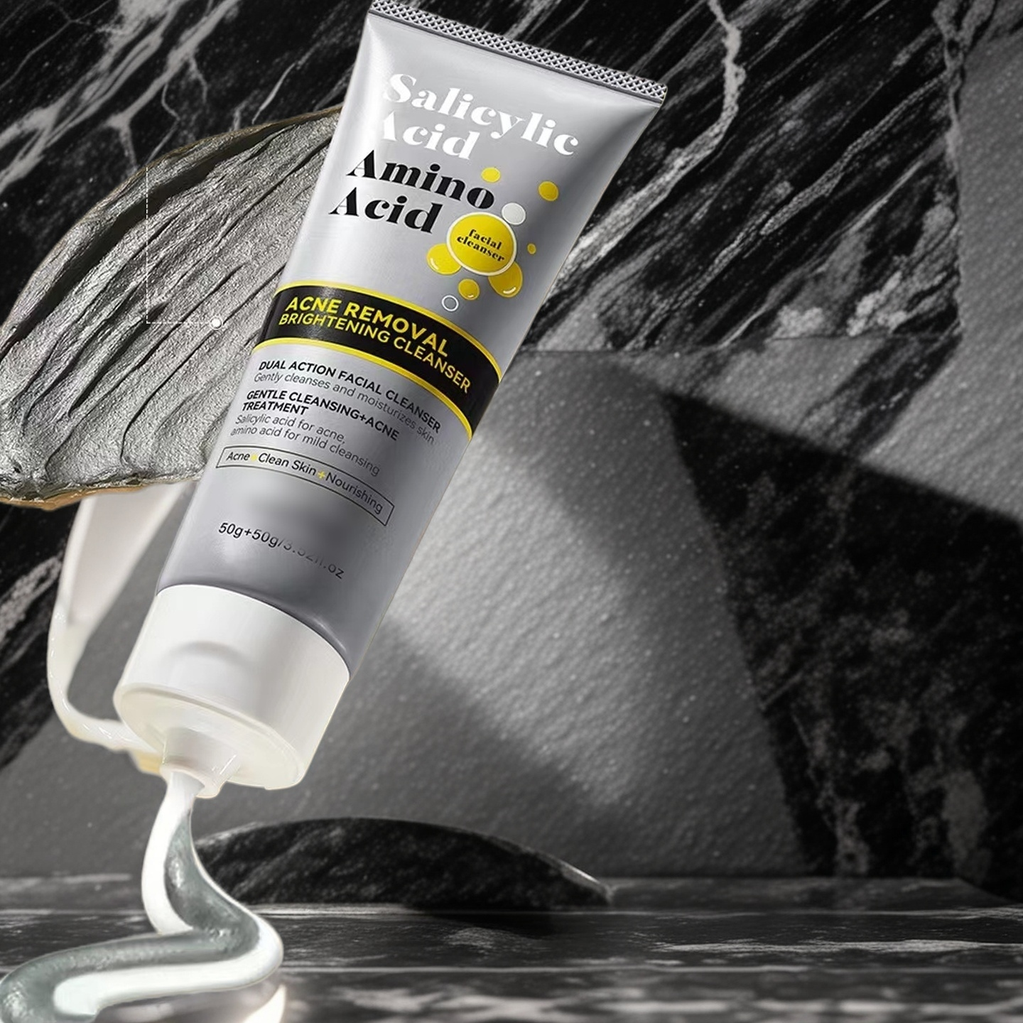 出口英国！水杨酸双管氨基酸清洁洗面奶50g+50g 清洁毛孔垃圾,美容护肤/美体/精油,面部护理套装,淘宝优惠券,粉丝福利购,淘宝优惠卷