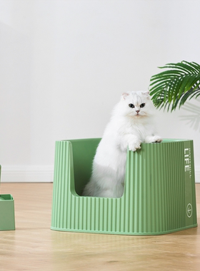 MAYITWILL米尾「集装箱」猫砂盆｜超大号｜防外溅｜易清洗｜ibc